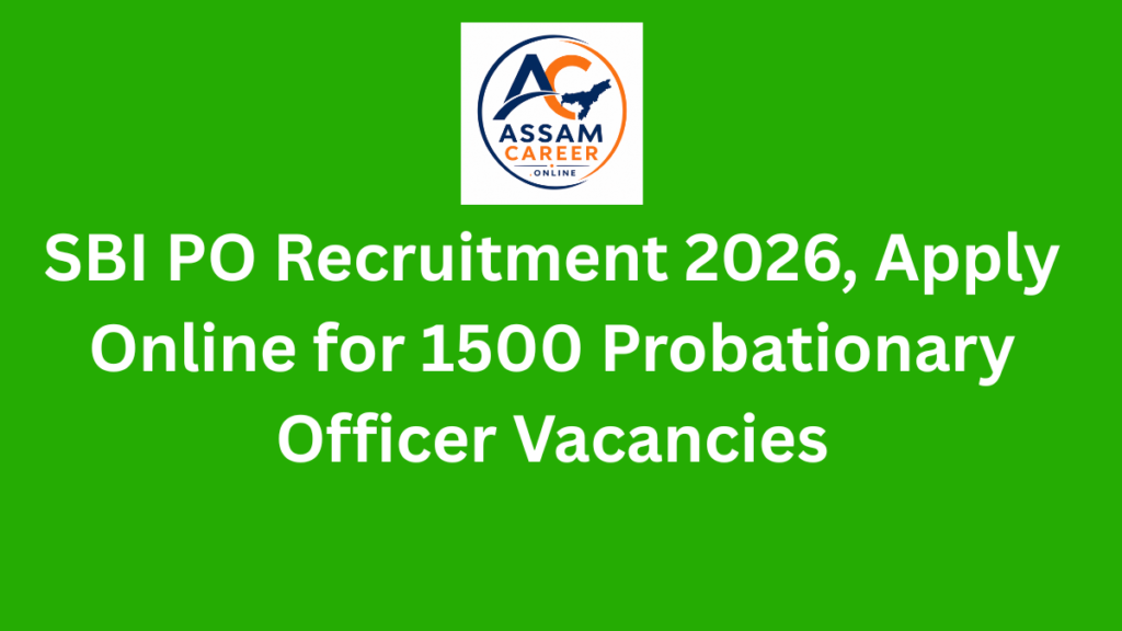 SBI PO Recruitment 2026s