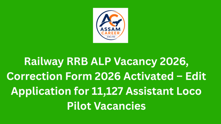 Railway RRB ALP Vacancy 2026
